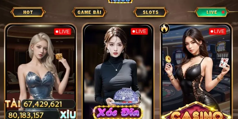 Live Casino tại Hitclub có tới 11 sảnh game khác nhau