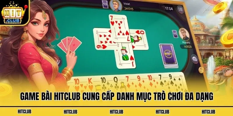 Game bài Hitclub cung cấp danh mục trò chơi đa dạng